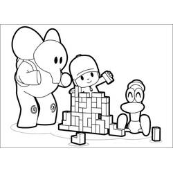 Dibujo para colorear: Pocoyó (Personajes de Dibujos Animados) #195246 - Dibujos para Colorear e Imprimir Gratis