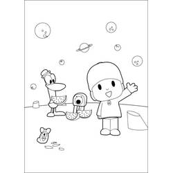 Dibujo para colorear: Pocoyó (Personajes de Dibujos Animados) #195250 - Dibujos para Colorear e Imprimir Gratis