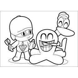 Dibujo para colorear: Pocoyó (Personajes de Dibujos Animados) #195251 - Dibujos para Colorear e Imprimir Gratis