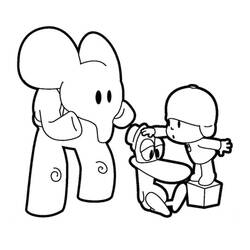 Dibujo para colorear: Pocoyó (Personajes de Dibujos Animados) #195252 - Dibujos para Colorear e Imprimir Gratis