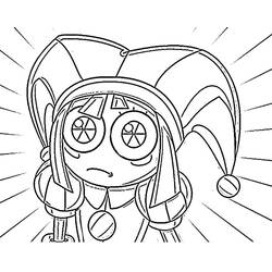 Dibujo para colorear: Pomni (Personajes de Dibujos Animados) #218253 - Dibujos para Colorear e Imprimir Gratis