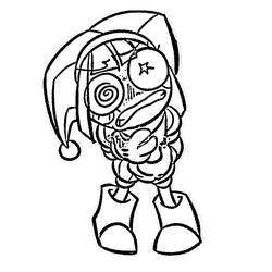 Dibujo para colorear: Pomni (Personajes de Dibujos Animados) #218254 - Dibujos para Colorear e Imprimir Gratis