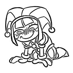 Dibujo para colorear: Pomni (Personajes de Dibujos Animados) #218255 - Dibujos para Colorear e Imprimir Gratis