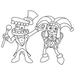 Dibujo para colorear: Pomni (Personajes de Dibujos Animados) #218257 - Dibujos para Colorear e Imprimir Gratis