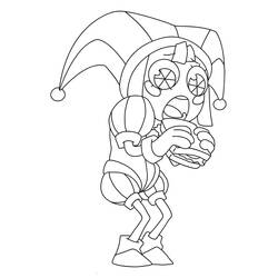 Dibujo para colorear: Pomni (Personajes de Dibujos Animados) #218259 - Dibujos para Colorear e Imprimir Gratis