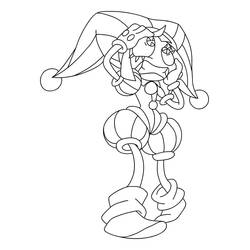 Dibujo para colorear: Pomni (Personajes de Dibujos Animados) #218260 - Dibujos para Colorear e Imprimir Gratis