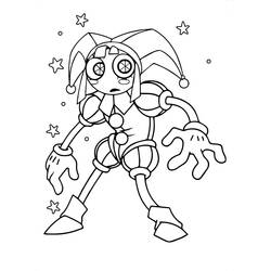 Dibujo para colorear: Pomni (Personajes de Dibujos Animados) #218261 - Dibujos para Colorear e Imprimir Gratis