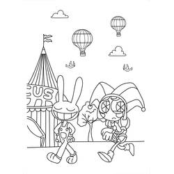 Dibujo para colorear: Pomni (Personajes de Dibujos Animados) #218263 - Dibujos para Colorear e Imprimir Gratis