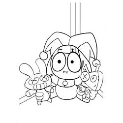 Dibujo para colorear: Pomni (Personajes de Dibujos Animados) #218267 - Dibujos para Colorear e Imprimir Gratis