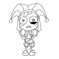 Dibujo para colorear: Pomni (Personajes de Dibujos Animados) #218272 - Dibujos para Colorear e Imprimir Gratis