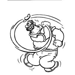 Dibujo para colorear: Popeye (Personajes de Dibujos Animados) #84712 - Dibujos para Colorear e Imprimir Gratis
