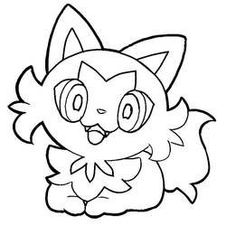 Dibujos para colorear: Poussacha - Dibujos para Colorear e Imprimir Gratis