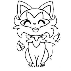 Dibujo para colorear: Poussacha (Personajes de Dibujos Animados) #181582 - Dibujos para Colorear e Imprimir Gratis