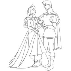 Dibujos para colorear: Princess Aurora - Dibujos para Colorear e Imprimir Gratis