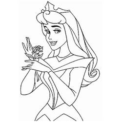 Dibujo para colorear: Princess Aurora (Personajes de Dibujos Animados) #181912 - Dibujos para Colorear e Imprimir Gratis