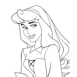 Dibujo para colorear: Princess Aurora (Personajes de Dibujos Animados) #181916 - Dibujos para Colorear e Imprimir Gratis