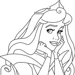 Dibujo para colorear: Princess Aurora (Personajes de Dibujos Animados) #181917 - Dibujos para Colorear e Imprimir Gratis