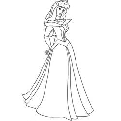 Dibujo para colorear: Princess Aurora (Personajes de Dibujos Animados) #181920 - Dibujos para Colorear e Imprimir Gratis