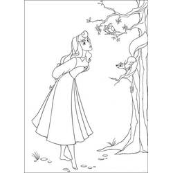 Dibujo para colorear: Princess Aurora (Personajes de Dibujos Animados) #181928 - Dibujos para Colorear e Imprimir Gratis