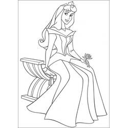Dibujo para colorear: Princess Aurora (Personajes de Dibujos Animados) #181930 - Dibujos para Colorear e Imprimir Gratis