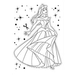 Dibujo para colorear: Princess Aurora (Personajes de Dibujos Animados) #181940 - Dibujos para Colorear e Imprimir Gratis