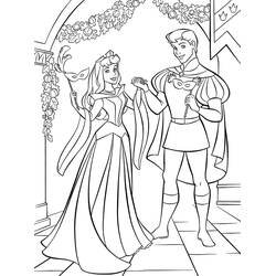 Dibujo para colorear: Princess Aurora (Personajes de Dibujos Animados) #181941 - Dibujos para Colorear e Imprimir Gratis