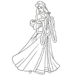 Dibujo para colorear: Princess Aurora (Personajes de Dibujos Animados) #181942 - Dibujos para Colorear e Imprimir Gratis