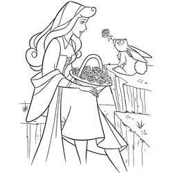 Dibujo para colorear: Princess Aurora (Personajes de Dibujos Animados) #181950 - Dibujos para Colorear e Imprimir Gratis