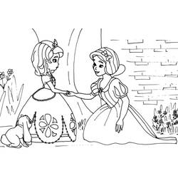 Dibujo para colorear: Princess Sofia (Personajes de Dibujos Animados) #182004 - Dibujos para Colorear e Imprimir Gratis