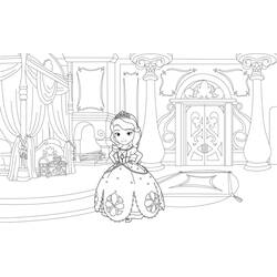 Dibujo para colorear: Princess Sofia (Personajes de Dibujos Animados) #182005 - Dibujos para Colorear e Imprimir Gratis