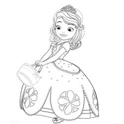 Dibujo para colorear: Princess Sofia (Personajes de Dibujos Animados) #182010 - Dibujos para Colorear e Imprimir Gratis