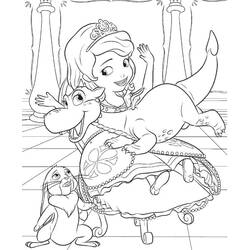 Dibujo para colorear: Princess Sofia (Personajes de Dibujos Animados) #182015 - Dibujos para Colorear e Imprimir Gratis