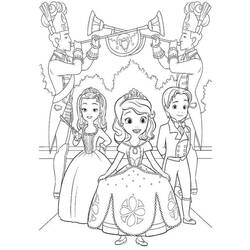 Dibujo para colorear: Princess Sofia (Personajes de Dibujos Animados) #182017 - Dibujos para Colorear e Imprimir Gratis