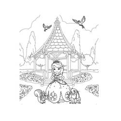 Dibujo para colorear: Princess Sofia (Personajes de Dibujos Animados) #182018 - Dibujos para Colorear e Imprimir Gratis