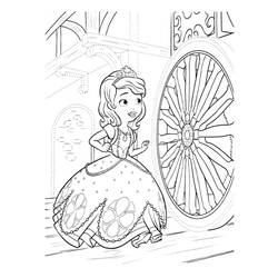 Dibujo para colorear: Princess Sofia (Personajes de Dibujos Animados) #182019 - Dibujos para Colorear e Imprimir Gratis