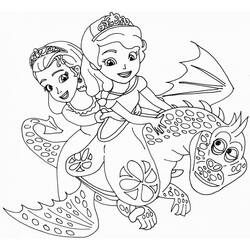 Dibujo para colorear: Princess Sofia (Personajes de Dibujos Animados) #182020 - Dibujos para Colorear e Imprimir Gratis