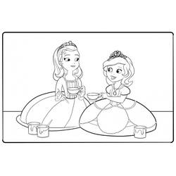 Dibujo para colorear: Princess Sofia (Personajes de Dibujos Animados) #182021 - Dibujos para Colorear e Imprimir Gratis