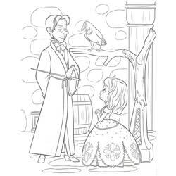 Dibujo para colorear: Princess Sofia (Personajes de Dibujos Animados) #182024 - Dibujos para Colorear e Imprimir Gratis
