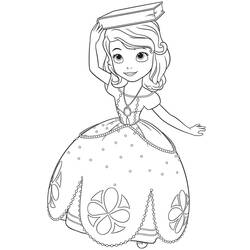 Dibujo para colorear: Princess Sofia (Personajes de Dibujos Animados) #182025 - Dibujos para Colorear e Imprimir Gratis