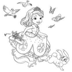 Dibujo para colorear: Princess Sofia (Personajes de Dibujos Animados) #182031 - Dibujos para Colorear e Imprimir Gratis