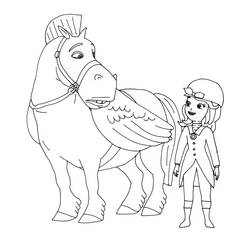 Dibujos para colorear: Princess Sofia - Dibujos para Colorear e Imprimir Gratis