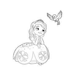 Dibujo para colorear: Princess Sofia (Personajes de Dibujos Animados) #182037 - Dibujos para Colorear e Imprimir Gratis