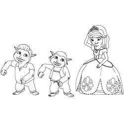 Dibujo para colorear: Princess Sofia (Personajes de Dibujos Animados) #182040 - Dibujos para Colorear e Imprimir Gratis