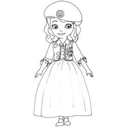 Dibujo para colorear: Princess Sofia (Personajes de Dibujos Animados) #182042 - Dibujos para Colorear e Imprimir Gratis