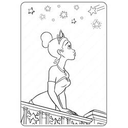 Dibujo para colorear: Princess Tiana (Personajes de Dibujos Animados) #181971 - Dibujos para Colorear e Imprimir Gratis