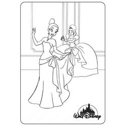 Dibujo para colorear: Princess Tiana (Personajes de Dibujos Animados) #181982 - Dibujos para Colorear e Imprimir Gratis