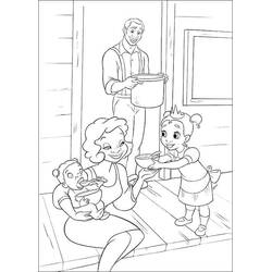 Dibujo para colorear: Princess Tiana (Personajes de Dibujos Animados) #181994 - Dibujos para Colorear e Imprimir Gratis