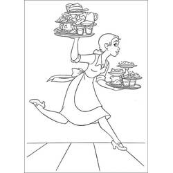 Dibujo para colorear: Princess Tiana (Personajes de Dibujos Animados) #182001 - Dibujos para Colorear e Imprimir Gratis