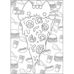 Dibujo para colorear: Pusheen (Personajes de Dibujos Animados) #188429 - Dibujos para Colorear e Imprimir Gratis