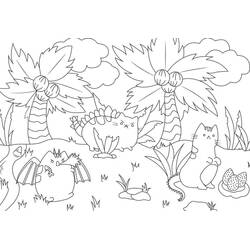 Dibujo para colorear: Pusheen (Personajes de Dibujos Animados) #188431 - Dibujos para Colorear e Imprimir Gratis